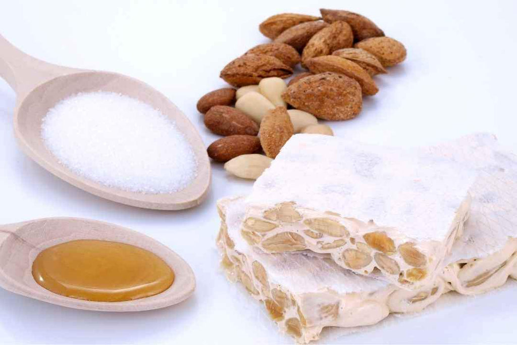 Rezept für selbstgemachten Turrón de Alicante