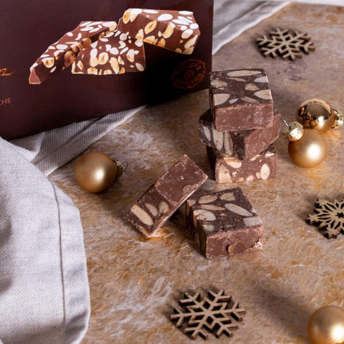 Delicatessen Milk chocolate and almonds Nougat 300g