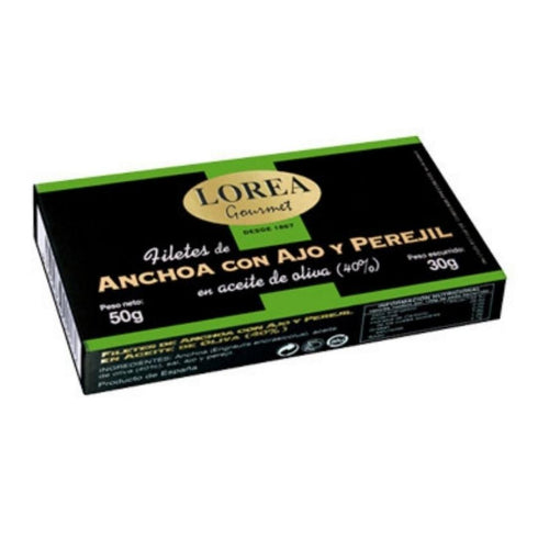 Anchovy fillets Cantabrian Sea with Parsley 50g