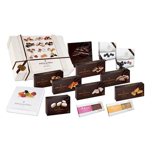 Wooden Gift Box Great Nougat Assortment 13 Specialties