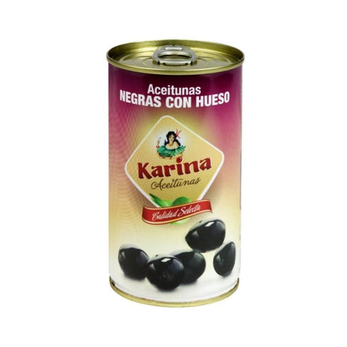 Black Manzanilla Unpitted Olives 350g