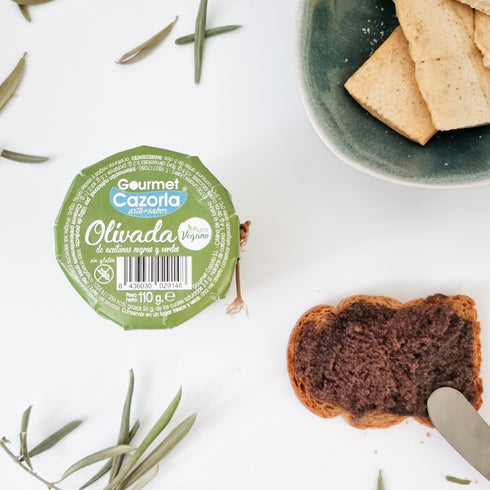 Black and green olive pate 100g